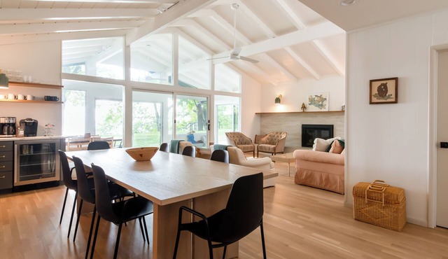 Lovely, Eco-Conscious Retreat on Lake Michigan w/Private Beach & Hot Tub