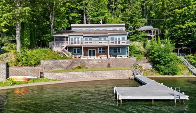 Luxury Lake House Dock Firepit Lake Access