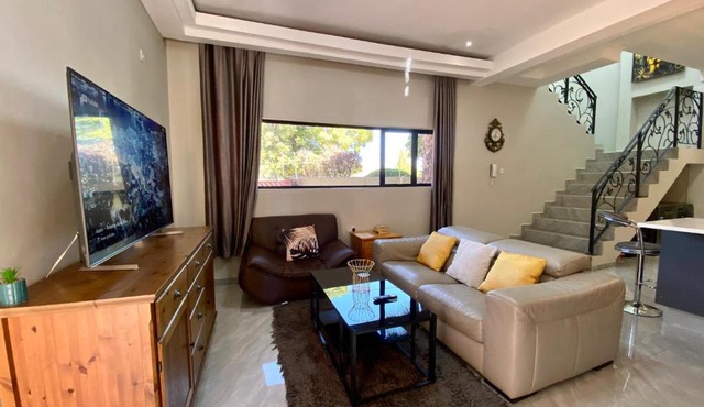 modern, two-story luxury house