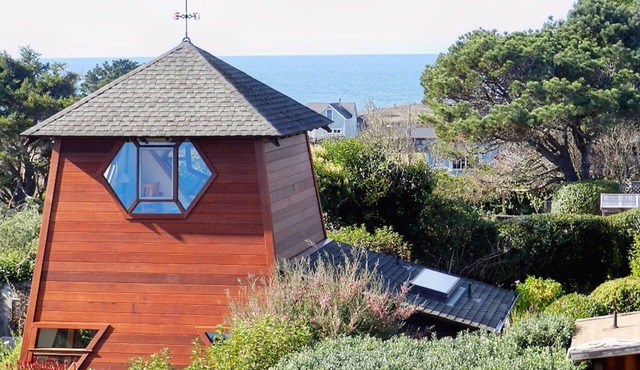 Sweeping ocean views nestled in exquisite private garden