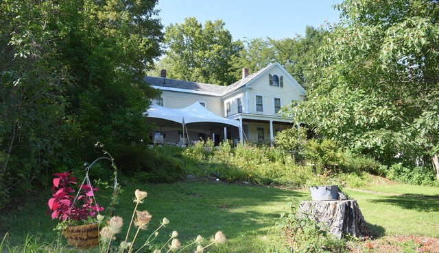 Two-room suite overlooking Rock River in bucolic Williamsville, VT